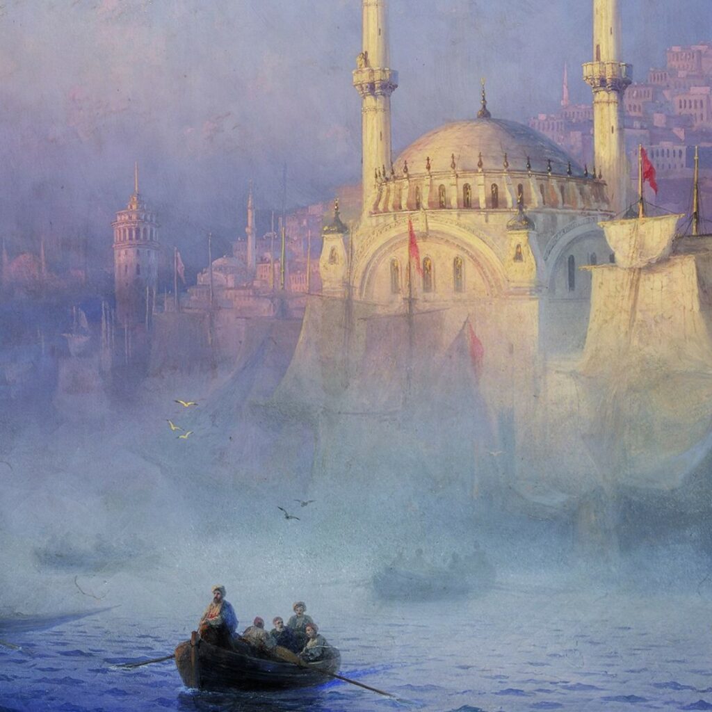 détail de l'œuvre de Aïvazovski