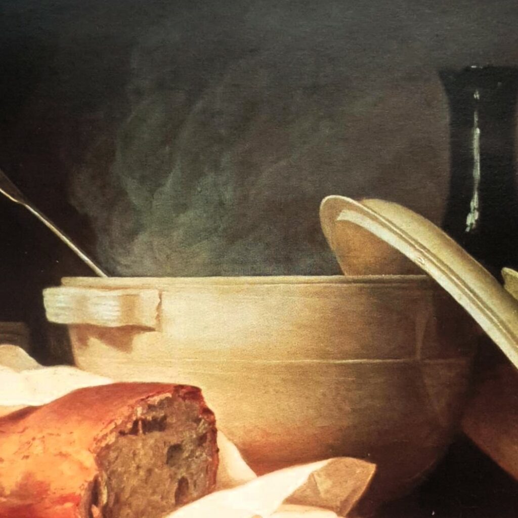 détail de l'œuvre de Vallayer Coster